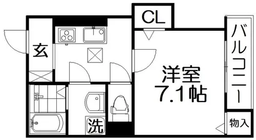 グラシオッソ【302号室】の間取り