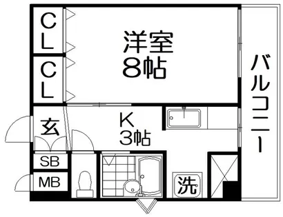 国際グランドハイツ【2階】の間取り