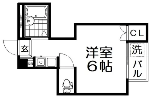 ラルゴ旭町【4階】の間取り