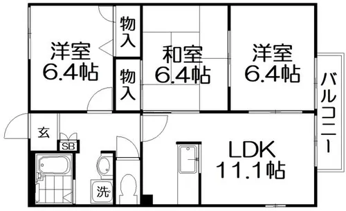 パストラルカーサ【2階】の間取り