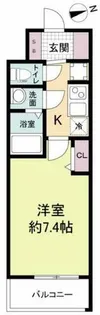 スペーシア日本橋東【14階】の間取り