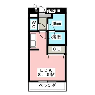 ラシーヌ【4階】の間取り