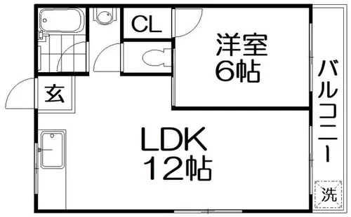 山本マンション【2階】の間取り
