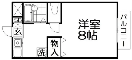ラポール【203号室】の間取り