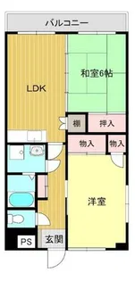 ロイヤルフラッツ【2階】の間取り