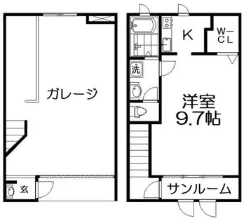 スピネル【1階】の間取り