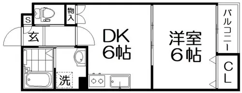 グレートヒルズ8番館【1階】の間取り
