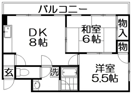 レスターテⅡ【3階】の間取り