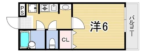 アーバンジャングルプレース174S【4階】の間取り