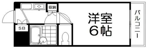 国際グランドハイツ【4階】の間取り