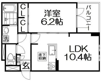 パインオーク A【1階】の間取り