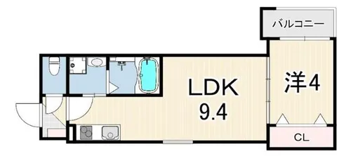 TERAS KOROEN【2階】の間取り