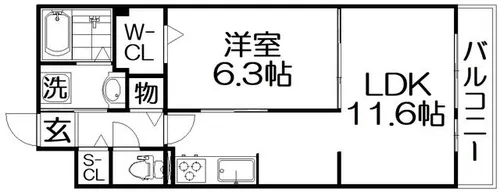 パインオーク C【2階】の間取り