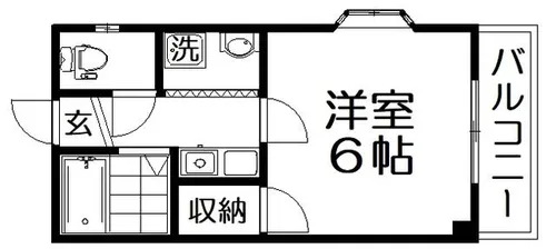 プレアール牧野【3階】の間取り