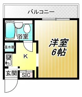 ディバージョン八尾【3階】の間取り