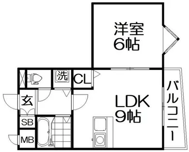 リーガルエクセレント【2階】の間取り