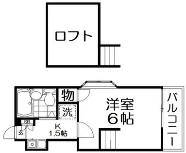 香里園第7マンション【2階】の間取り
