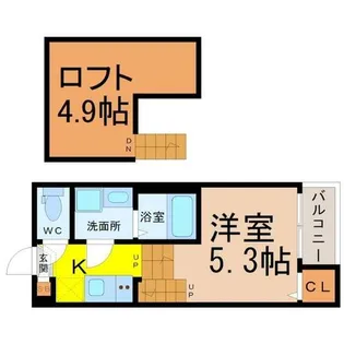 House Of Eight【202号室】の間取り