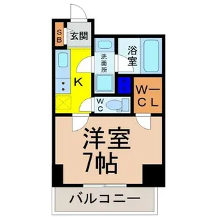 プロシード新栄【11階】の間取り