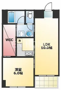 クレグラン南船場【4階】の間取り