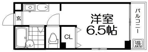 ソラーレ中宮【205号室】の間取り