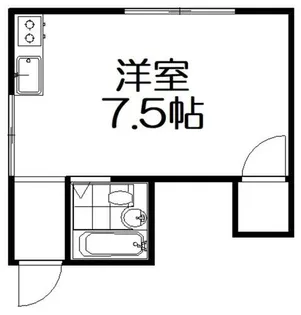 メゾン貞光Ⅱ【1階】の間取り