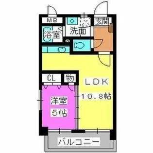 ラフィーネ・ルージュ【3階】の間取り