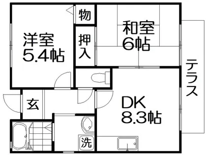 エル・ファミール【1階】の間取り