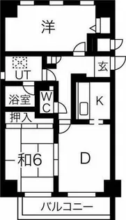グレース堀田【8階】の間取り