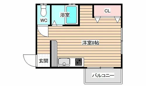 ヴィラデスト【5階】の間取り