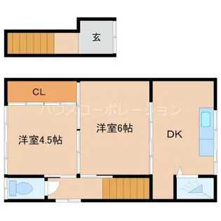関野文化【2階】の間取り