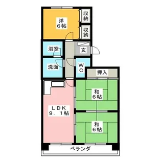 ノヴァ宝ヶ丘Ⅱ【3階】の間取り