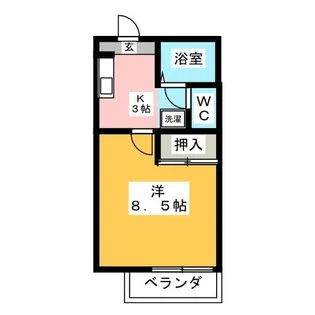 ANNEX・AⅢ【2階】の間取り