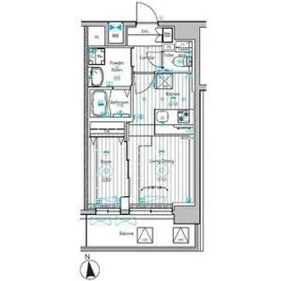 メイクスアート上前津Ⅵ【15階】の間取り