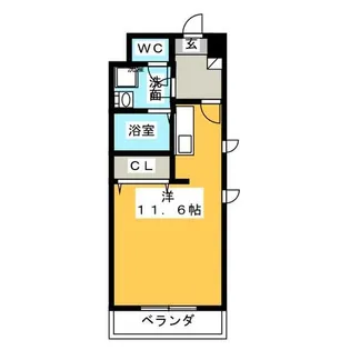 レジデンス新瀬戸【6階】の間取り