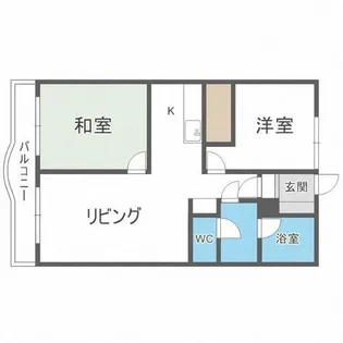 ローヤルハイツ21【3階】の間取り