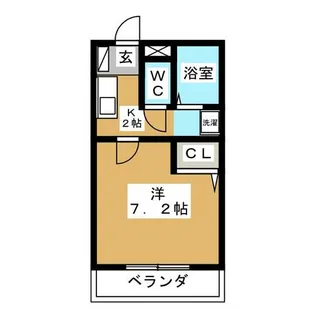 POP AKAIKE【2階】の間取り