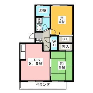 ソレーユ宮代【2階】の間取り