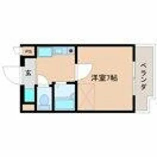 オリエンタル原町別院【2階】の間取り