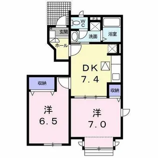 ヴィオラM【1階】の間取り