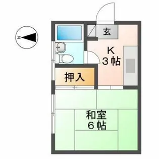 コスモスビル【4階】の間取り