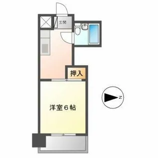 第5七福ビル【6階】の間取り