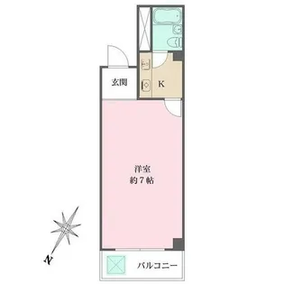ル・フォーブル芦屋【5階】の間取り