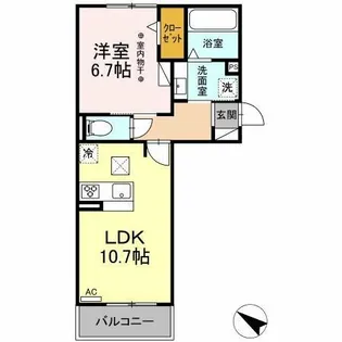 アンタレス【1階】の間取り