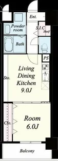 レガリア吉塚【405号室】の間取り