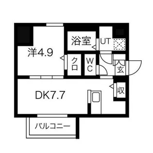 メイクス上前津Ⅳ【11階】の間取り