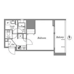 Lasante東別院【1212号室】の間取り