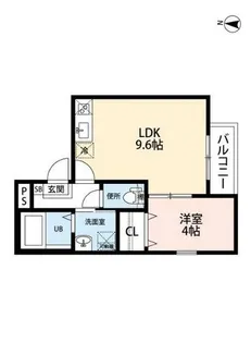 リヴェール東味鋺【1階】の間取り
