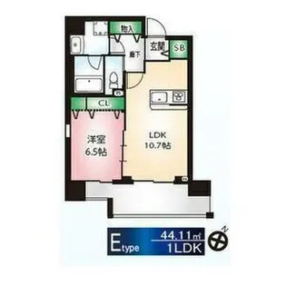 サングレース千種【1階】の間取り