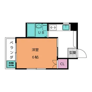 ショパン中平ビル【2階】の間取り